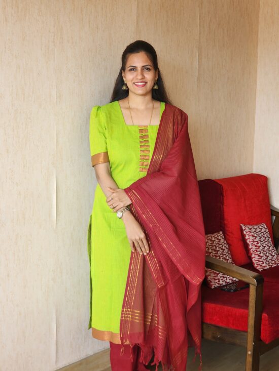 Emerald Scarlet Bloom02 - Salwar suits